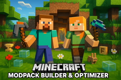 I will create fix and optimize modpack Minecraft, mod Minecraft, update UI mods