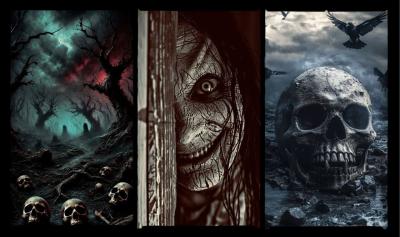 I Will Vintage 70s, 80s, 90s Horror Movie Poster Retro Movie Poster Dark Art Illustration