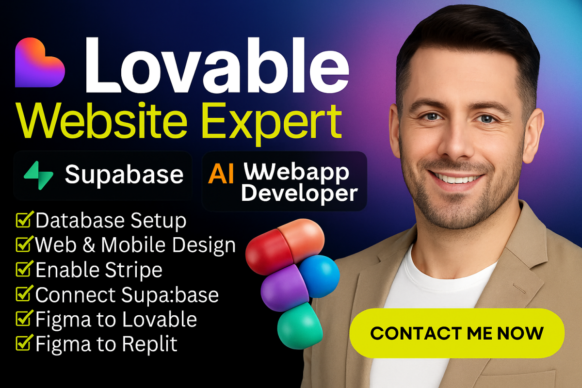 Fix Lovable AI Website & Webapp SaaS with Bolt, Supabase, React, Next.js, and Shadcn UI