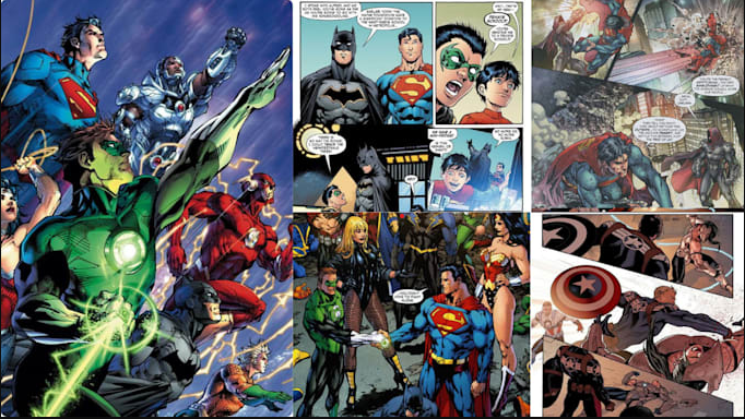 I will be a comic book artist superhero comics graphic novel webcomic strip manga art