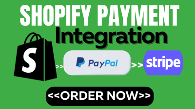 I will integrate verified Shopify payment gateway, Stripe, PayPal, Wise, Square