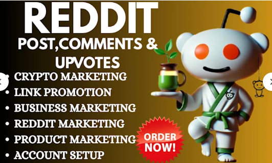 I will do Reddit marketing for ecommerce store business IPTV website crypto product SEO