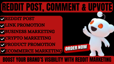 I will do Reddit Marketing for Ecommerce Store, AI Website, Crypto, Ebook, SaaS Promotion