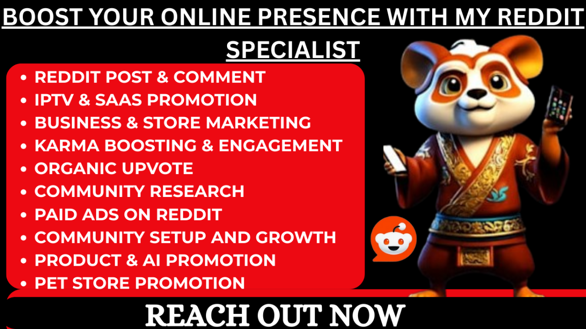 Do Reddit Post Comment for Business Website, E-commerce, SaaS, IPTV, Brand Marketing