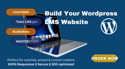 I will build membership website with Learndash, BuddyBoss, LMS website, MasterStudy