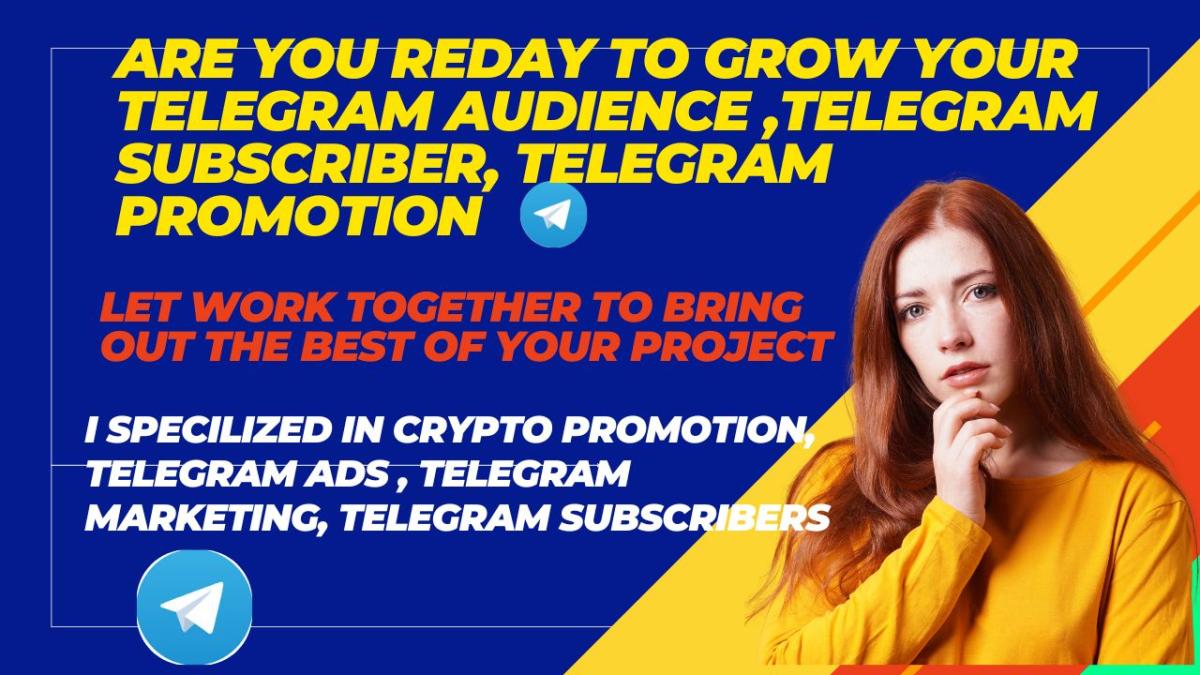 I Will Grow Crypto Telegram, Telegram Subscribers, and Telegram Audience