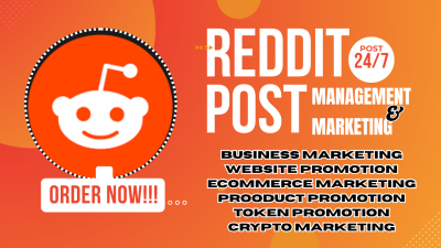 I will do Reddit post upvote for business website promotion, eCommerce crypto promotion