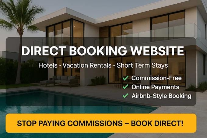 I will create a vacation rental website using Lodgify, Airbnb integration, and short-term rental solutions