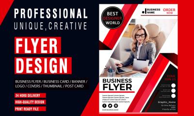 I will create professional graphic design, flyer, poster, banner or brochure