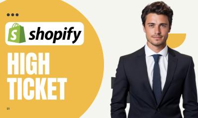 I will build Shopify high ticket dropshipping store & high ticket product research