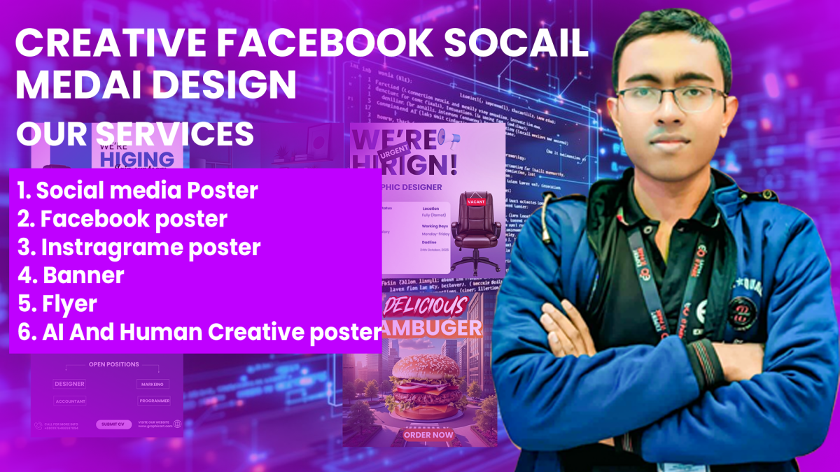 I will do creative social media design