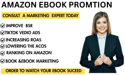 I will do ebook promotion, and book promotion ebook marketing using KDPS ads