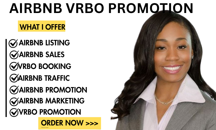 I will boost Airbnb booking, Airbnb marketing, VRBO Airbnb promotion