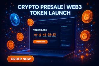 I will create a Crypto Exchange Website, Web3 Presale Site, Presale Landing Page, and ICO Website