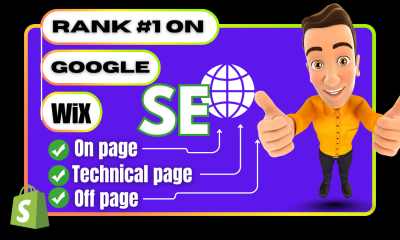 Optimize Shopify or Wix Website SEO for Top Google Ranking and Lead Growth