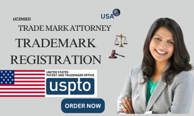I will be attorney for trademark registration and filing by licensed USPTO