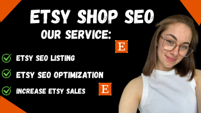 I will optimize your Etsy listing with SEO title, tags, and description