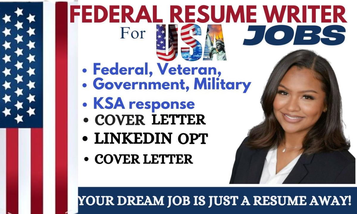 I will write federal resume writing, executive resume, government resume writing