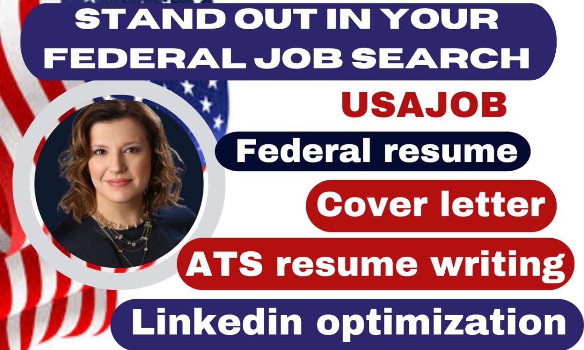 I will write federal resume writing for USAJOBS, ATS resume, ECQ resume for SES roles