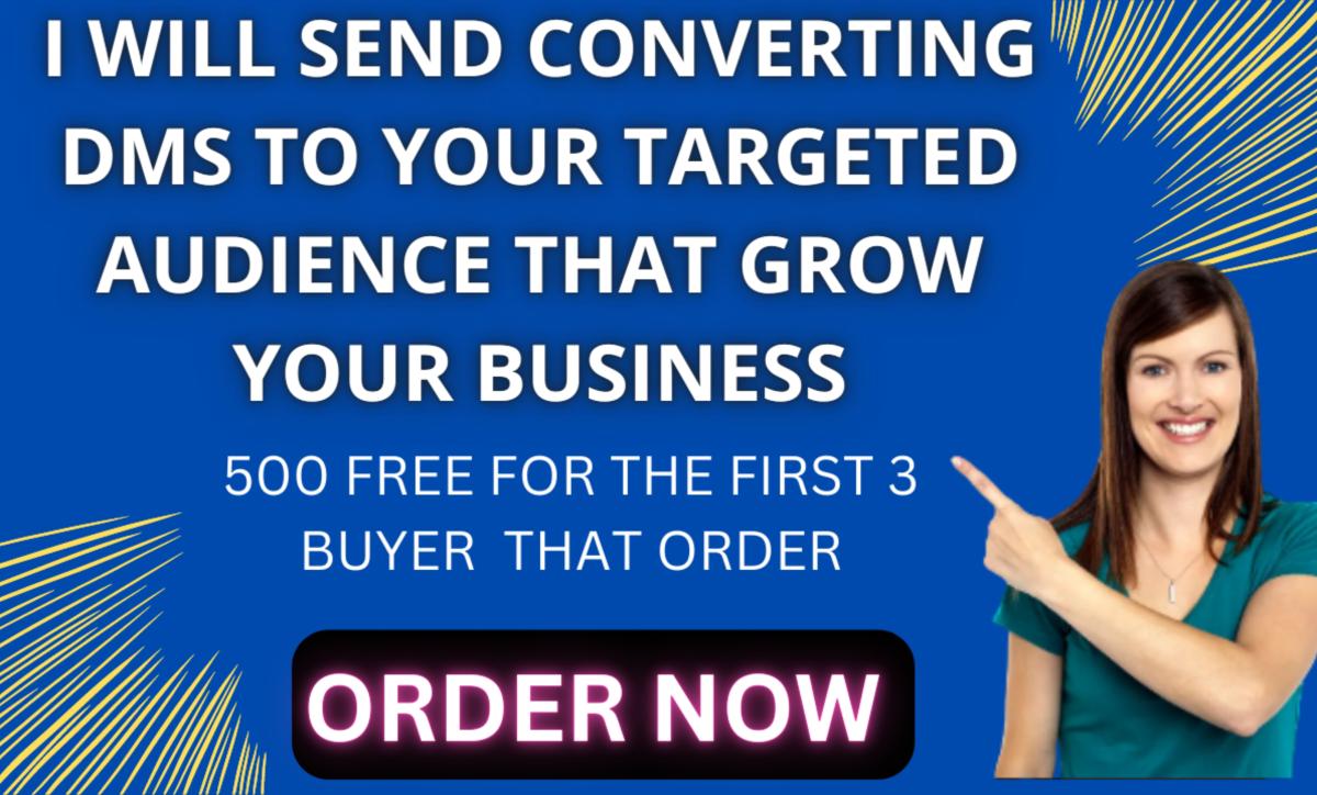 I will be executive virtual assistant IG FB Telegram LinkedIn Discord mass DM promotion