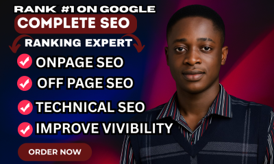 I Will Do On Page, Off Page, and Technical SEO for WordPress, Shopify, Wix, Webflow