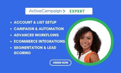 I Will Activate Campaign ActiveCampaign Email Automation & Email Marketing Campaign