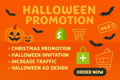 I will do Halloween sales promotion on eCommerce website to boost sales and ranking