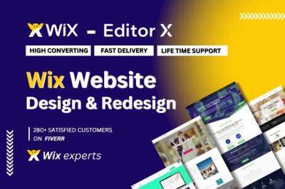 I will do Business Wix site development, Wix design, or Redesign