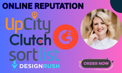 I will clutch G2 GoodFirms DesignRush your online reputation