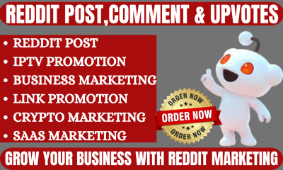 I will manage Reddit posts to boost eCommerce product business website AI app promotion