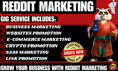 I will do Reddit post upvote for SaaS, eCommerce website, business, crypto app promotion