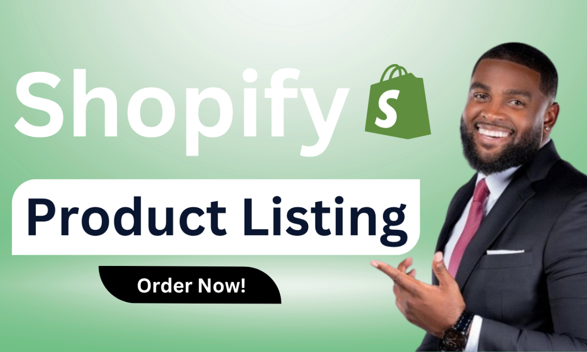 I will do Shopify product listing, upload products, and write product descriptions