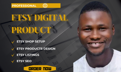 I will design Etsy digital products for Etsy digital product shop Etsy digital products