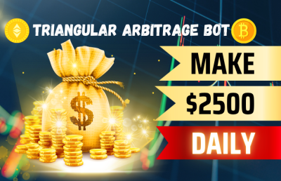 I will create Cruixie Triangular Arbitrage, Automated Trading Strategies, Binance Bots