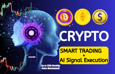 I will develop algorithmic AI crypto trading bot with backtested ML strategies