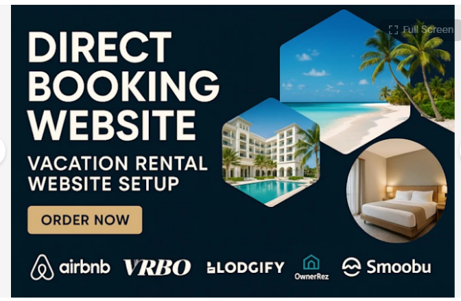 Setup Direct Booking Website with OwnerRez, Hostaway, Guesty, Lodgify, VRBO, Smoobu