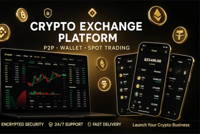 I will build crypto exchange websites p2p trading platforms and secure crypto wallet