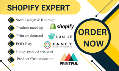 I will clone, design a converting Shopify store, Zazzle store, Teespring POD, Zakeke