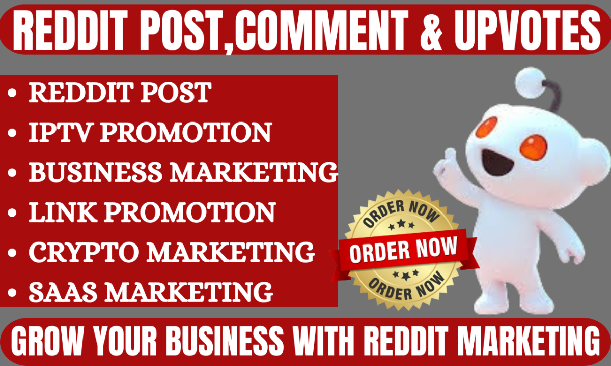 I Will Manage Reddit Posts to Boost Ecommerce Product Business Website AI App Promotion