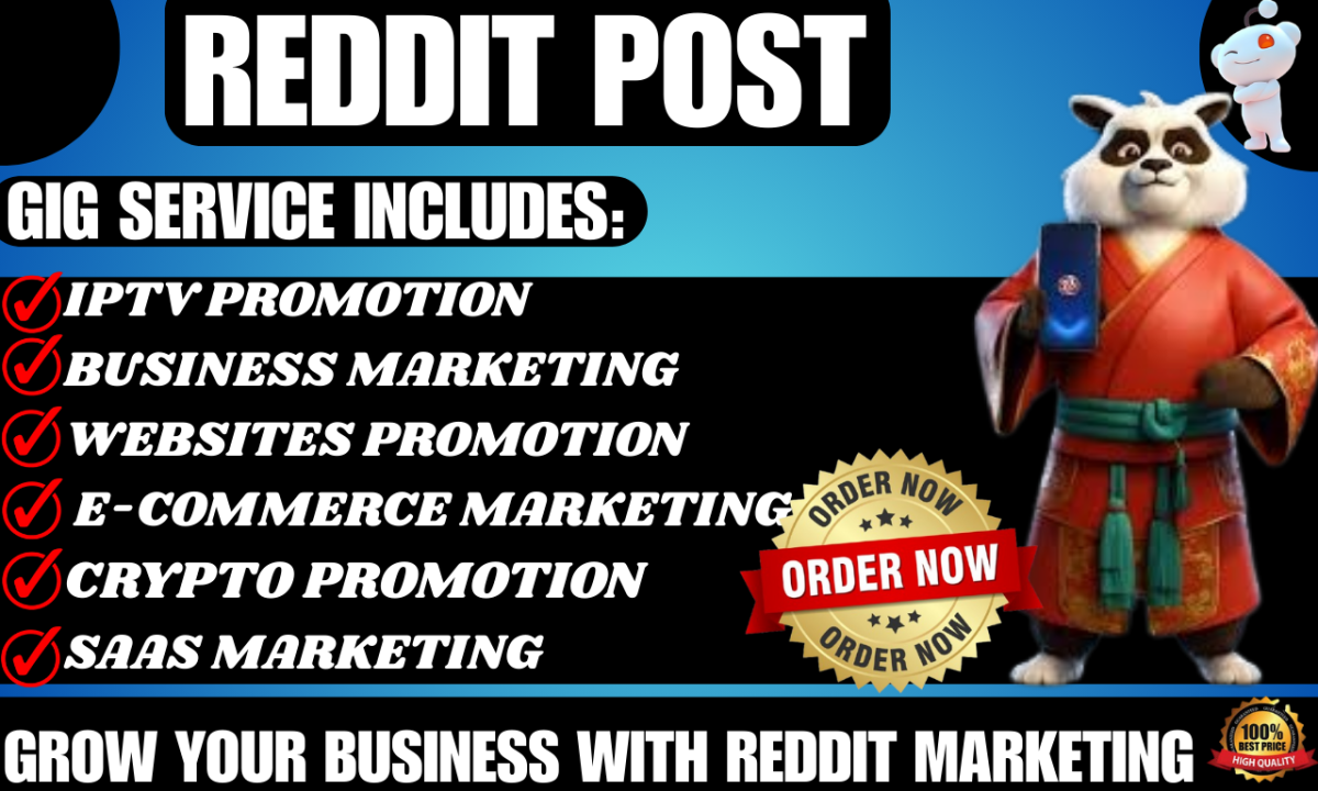 I Will Do Reddit Post Upvote for SaaS Business, Ecommerce, Crypto, AI Website Promotion