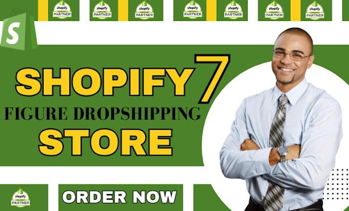 I will create a branded 7-figure Shopify dropshipping store & high converting website