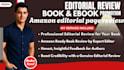 I Will Do Editorial Review for Your Book on Amazon