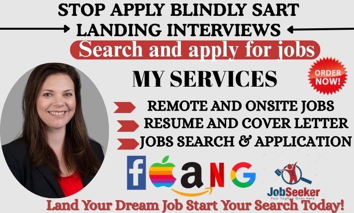 I Will Find Jobs, Apply for Jobs, Do Job Search, Resume Writing, and LinkedIn Optimization
