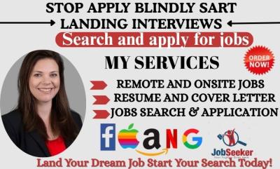 I Will Find Jobs, Apply for Jobs, Do Job Search, Resume Writing, and LinkedIn Optimization