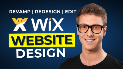 I Will Redesign Wix Website, Revamp, Clone, and Update Your Wix Site