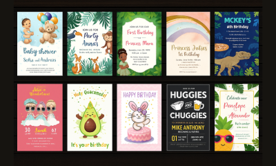 I Will Design Greeting Cards, Movie Posters, Invitation Cards, Party Posters, Flyer Posters