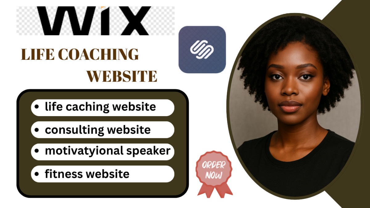 I will design a professional life coaching website with booking, payment integrations