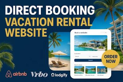 I will create a vacation rental website using Lodgify, Airbnb, and other platforms for your short-term rental business
