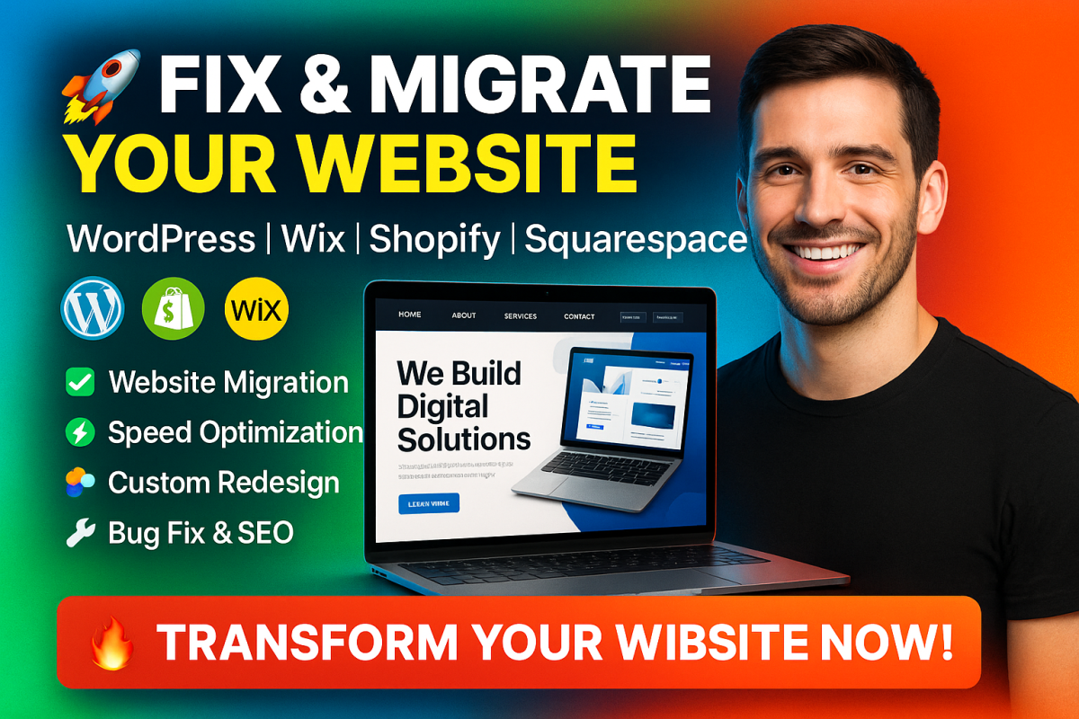 Clone & Migrate Your Lovable Website to WordPress, Wix, Shopify, Webbly, or Squarespace