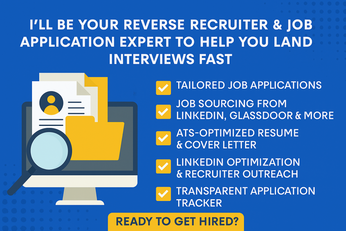 I will search and apply remote and onsite jobs for you, jobs application assistant